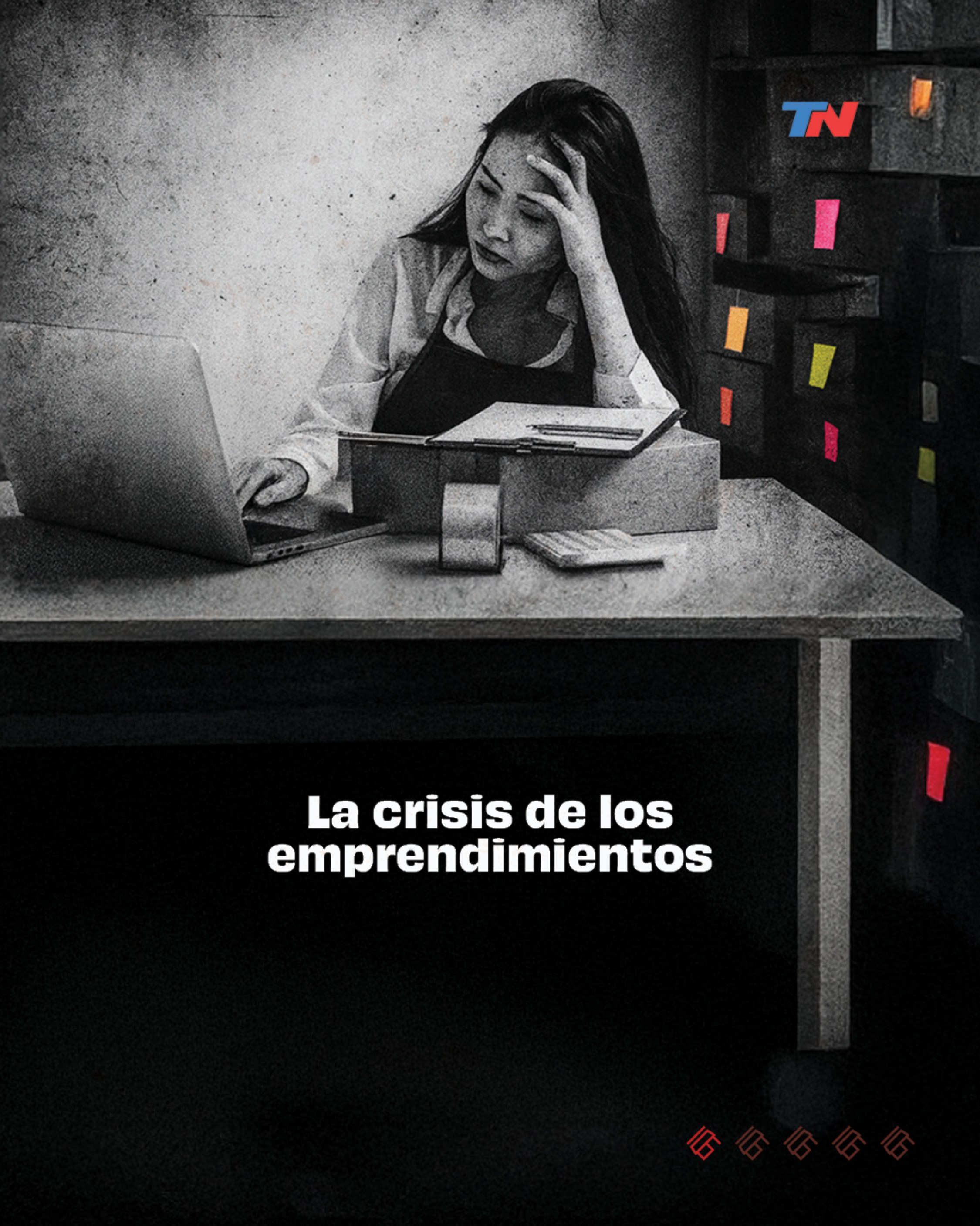 Crisis de los emprendimientos infographic
